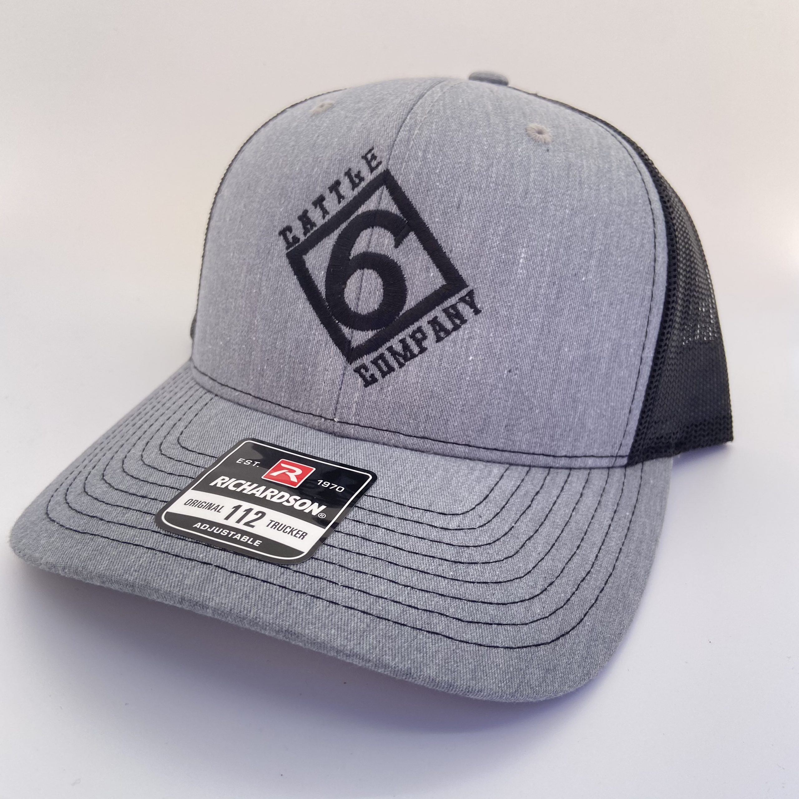 Six Diamond Center Slant Curved Brim Trucker Snapback | Six Diamond ...